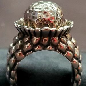 Dian Malouf Sterling Silver ring size 8